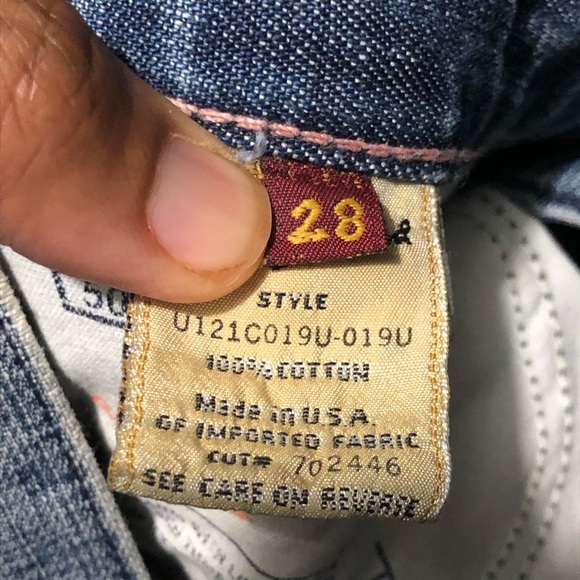 7 For All Mankind Dojo Jeans Women's 28 Cropped Wide Leg Low Rise Denim - Picture 4 of 7